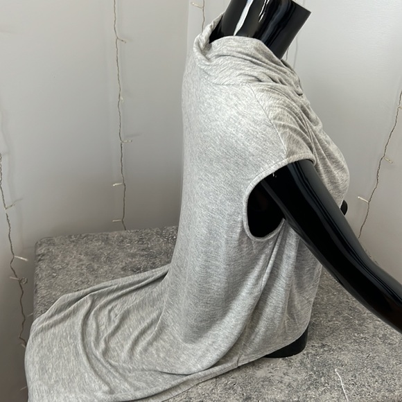 Heather Grey Cowl Neck Pullover - Picture 3 of 6